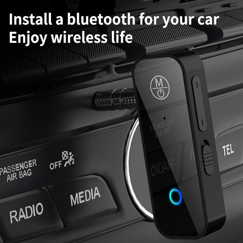 Hot-selling B28 Bluetooth Adapter 2-in-1 Audio Adapter Upgraded 3.5mm Car Bluetooth Speaker_voghion.com