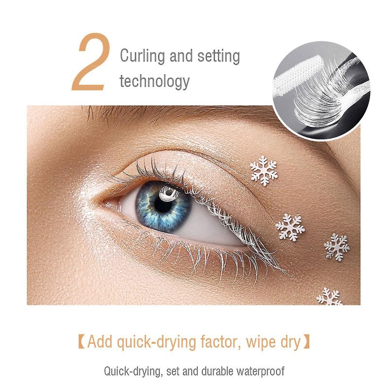 Szempillaspirál smink LANZHIYUE szempillaspirál vízálló vastag, hosszabbító, göndörítő szilikon kefefej 5D szempillaspirál_voghion.com