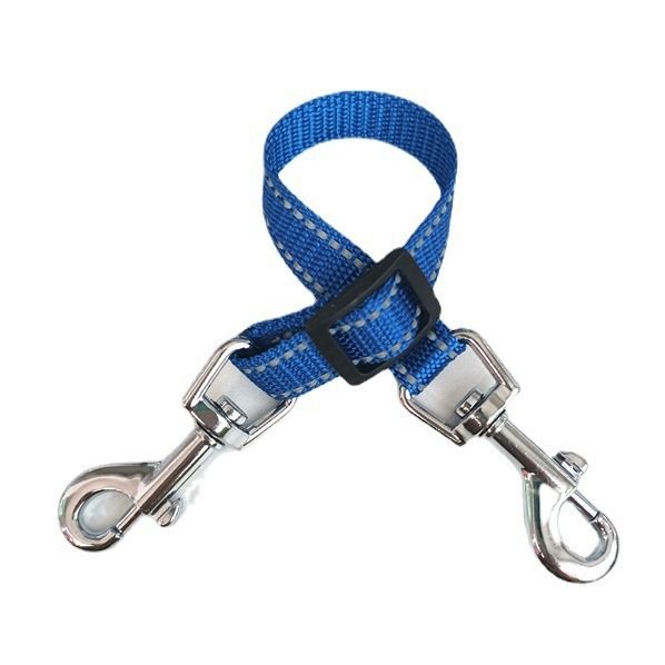 Extended Double Hook Night Glow Pet Leash High Brightness Reflective Strap_voghion.com