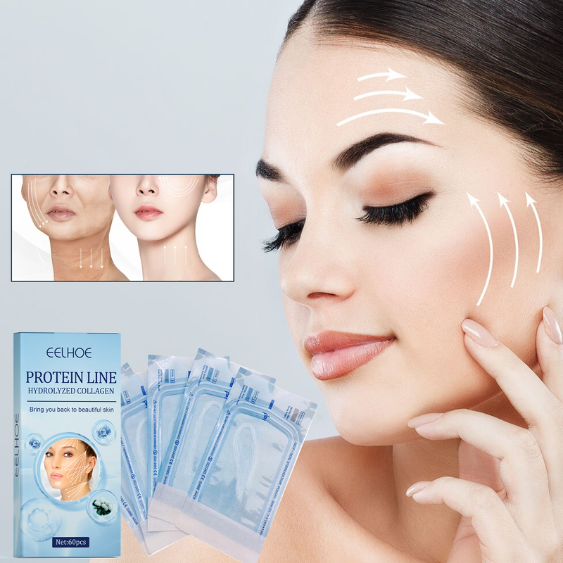 Linea proteica Collagene Assorbibile Lifting Filo Antirughe V-face Lifting Rassodante Schiarente Linee sottili Filler Viso Anti-invecchiamento_voghion.com