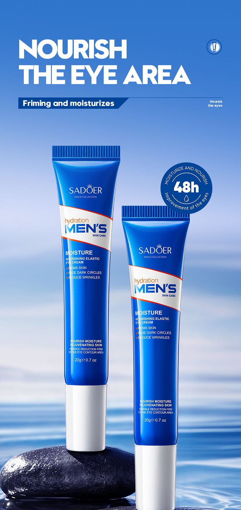 Full English Elasticity And Moisture SADOER Nourishing Hydrating Eye Cream_voghion.com