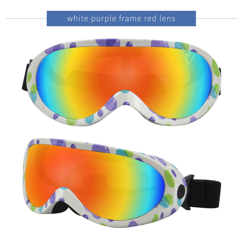 Adult single-layer ski with REVO coating for UV protection and snow blind skiing goggles_voghion.com