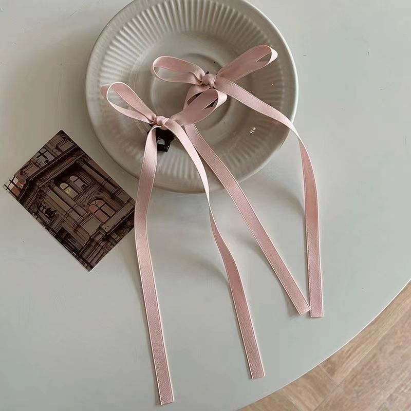 Fermaglio per capelli con artiglio e nastro lungo in stile balletto_voghion.com