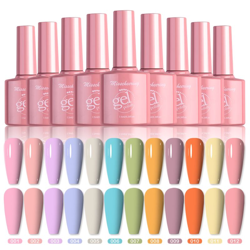 Set di 12 smalti per unghie color caramello macaron Smalto per unghie Nuovo smalto_voghion.com