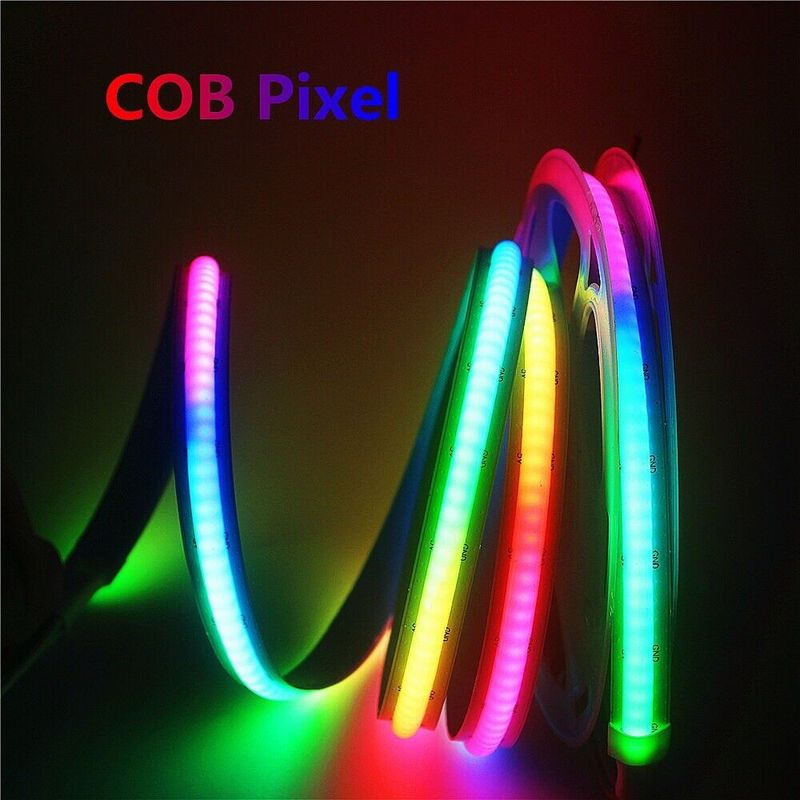 5-20M COB LED Streifen Licht RGB/RGBIC Flexible Band Lichter Hause DIY Beleuchtung Dekor_voghion.com