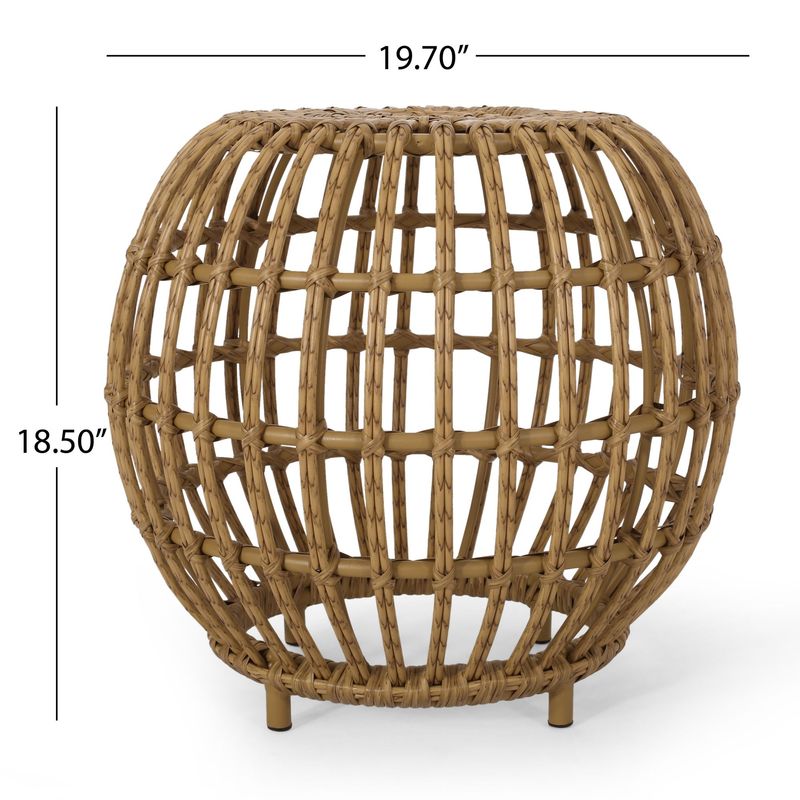 Boho Style Outdoor Side Table_voghion.com