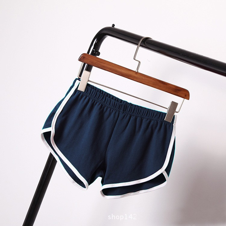 2024 Sports Shorts Women's Home Casual Solid Fashion Yoga Beachwear Candy Hot Pants_voghion.com