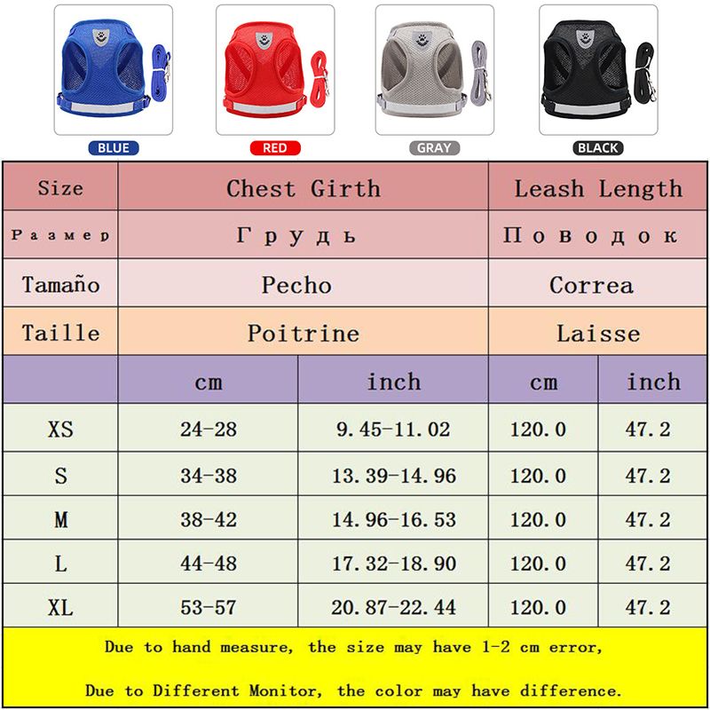 CDDMPET Dog Harness And Leash Set By PawParty Store_voghion.com
