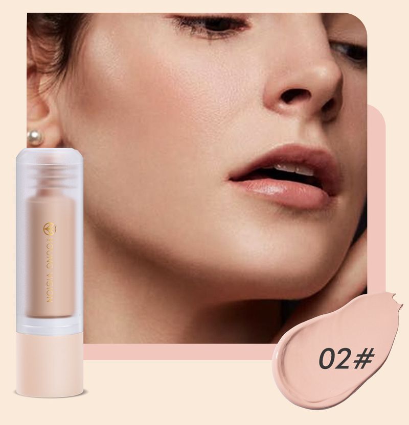 Face Foundation YOUNG VISION Bottom Press Liquid Foundation Removable Matte Not Easy To Remove Makeup Face Base Liquid_voghion.com