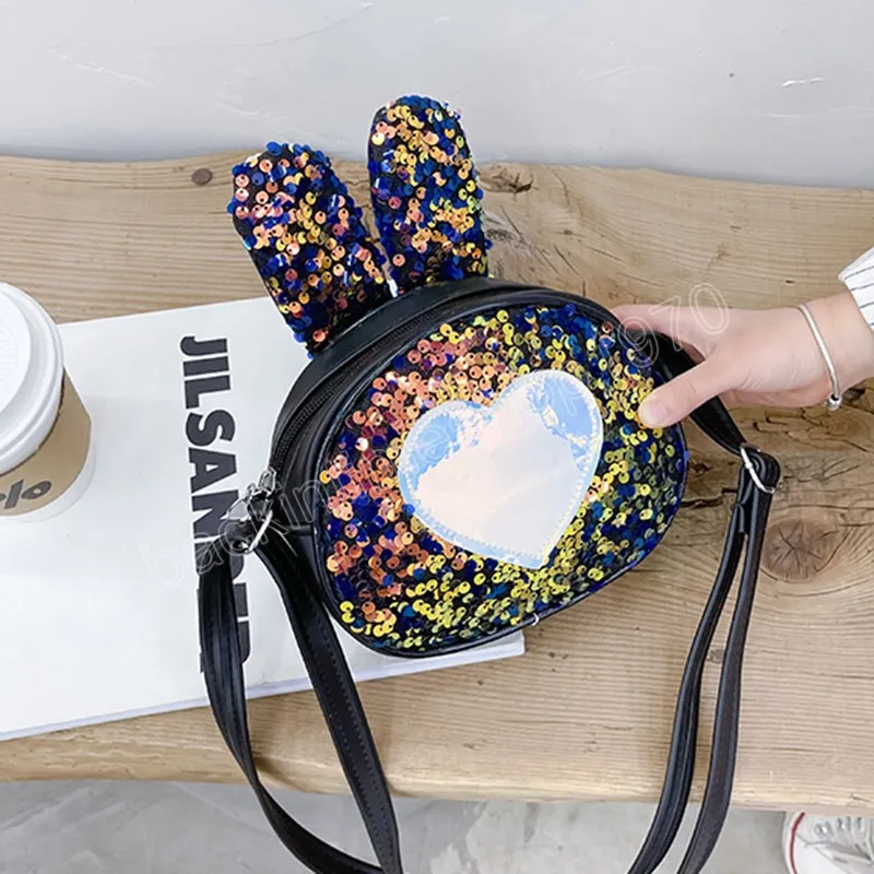 Borse e borsette per bambini, graziose borse a tracolla per bambine con orecchie da coniglio, piccole borse a tracolla per bambini, piccole borse a tracolla per bambini_voghion.com