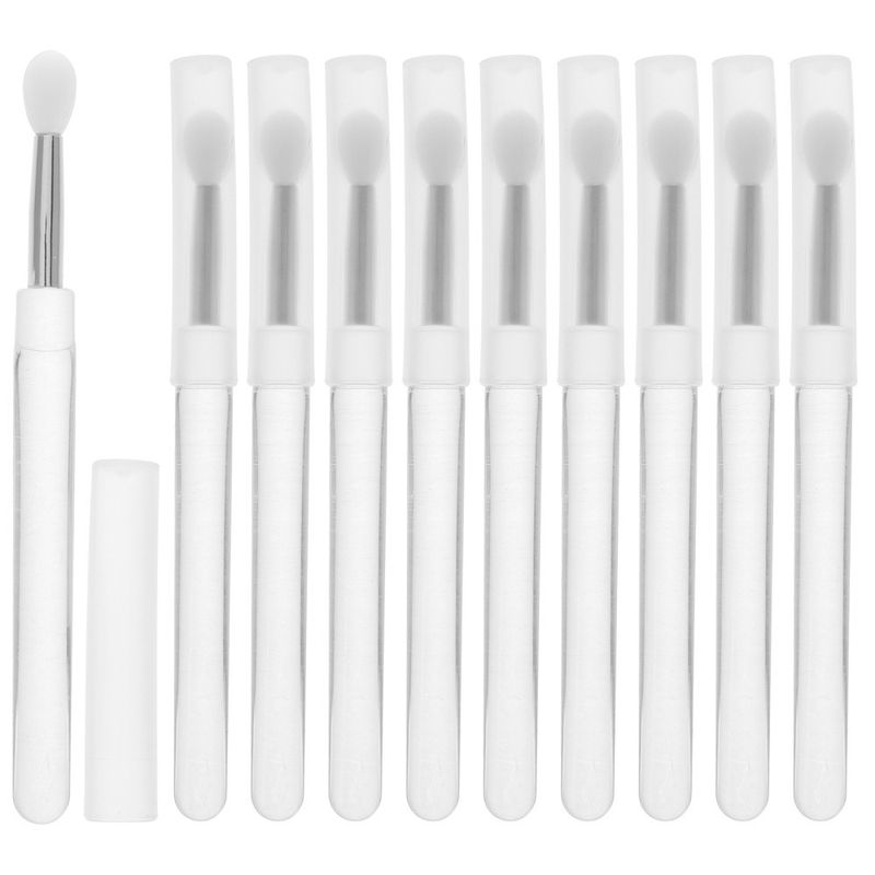 10 Pcs Lip Pinsel Set Reise Pinsel Applikator Gloss Tubes Mit Zauberstab_voghion.com