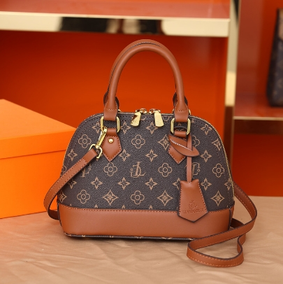 Marke Retro Gedruckt Handheld Damen 2023 Neue Einfache Und Modische One-Shoulder Crossbody Ausländische Vielseitige Shell Tasche_voghion.com