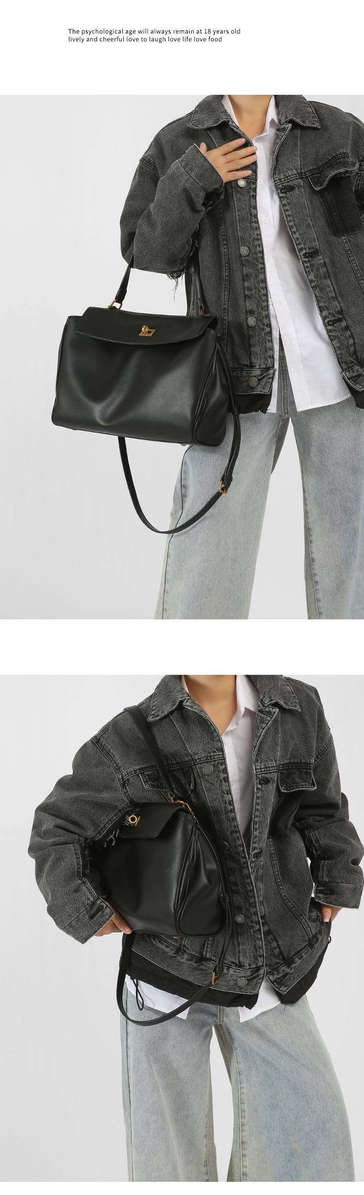 Modische neue Rodeo-Tasche, echtes Leder, Kylie-Tragetasche, gefrostetes Rindsleder, Premium-Feeling, große Kapazität, Schultertasche für Damen unter dem Arm_voghion.com