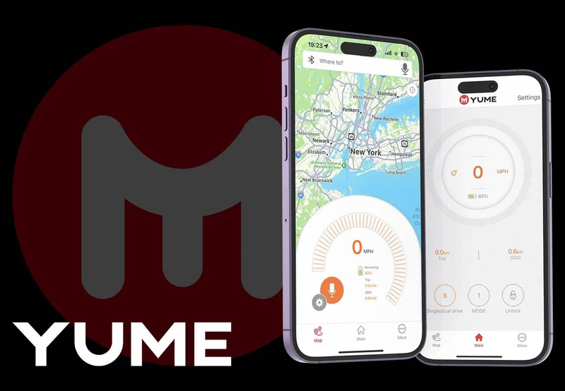 Trotineta electrica YUME HAWK Pro, 3000W * 2 Motore 60V 30Ah Baterie 50mph Viteza maxima 10x4.5' Tubeless Off-road Escooter Anvelope_voghion.com