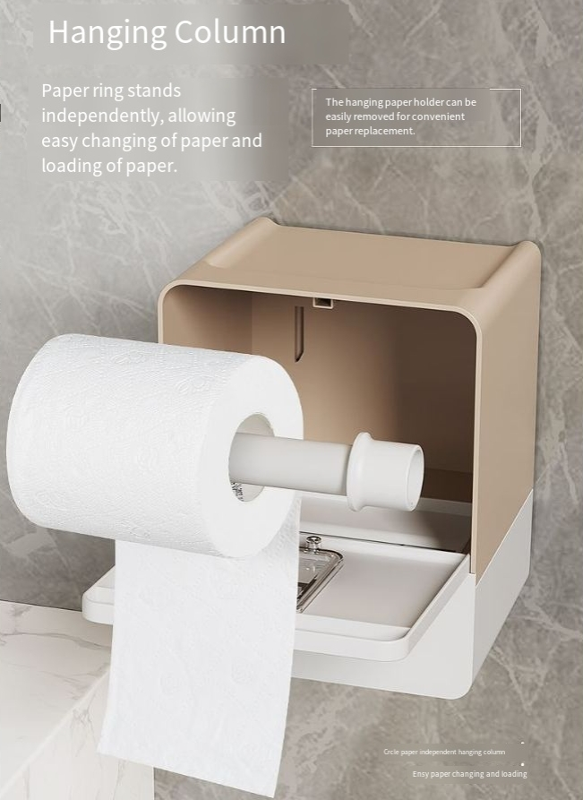 Intelligent Induction Tissue Box Automatic Paper Dispenser Electric Wall Mounted Toilet Paper Roll Box Toilet Toilet Paper Machine_voghion.com