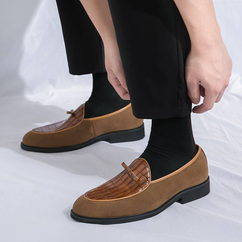 Herrenschuhe Casual Herren Loafer Atmungsaktive Büro Formelle Schuhe Herren Designer Slip On Driving Schuhe Plus Größe 38-46_voghion.com