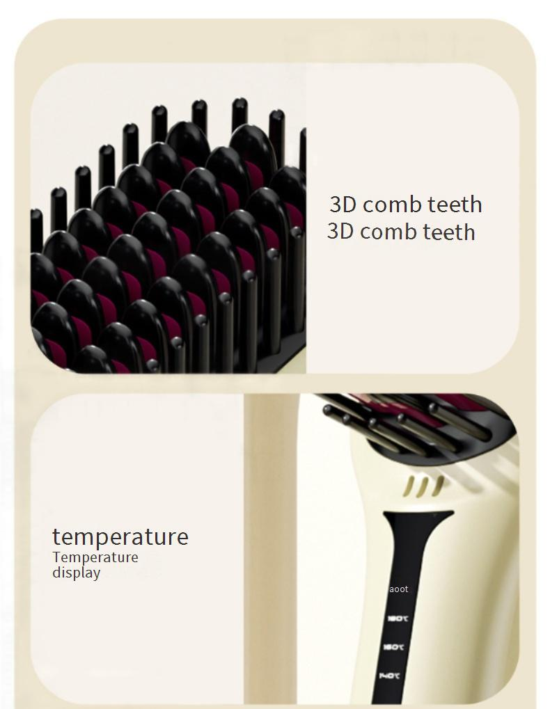 Hair Curler Straightening Comb Portable Curling Iron Negative Ion Does Not Damage Hair Long Lasting Shaping Plug In Clamp Curling Straight_voghion.com