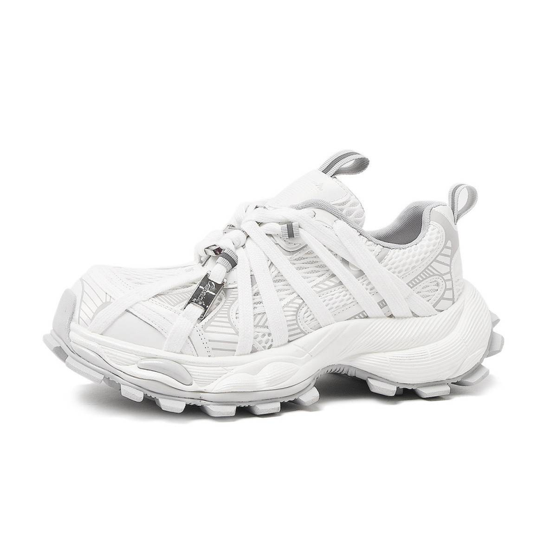 Zapatos casuales blancos Cameido de punta redonda, cómodos, para mujer, para desplazamientos diarios._voghion.com