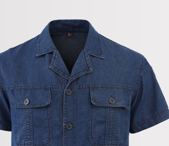 Men's Clothing Breathable Dirt Resistant Anti Scalding Short Sleeved Labor Protection Clothing_voghion.com