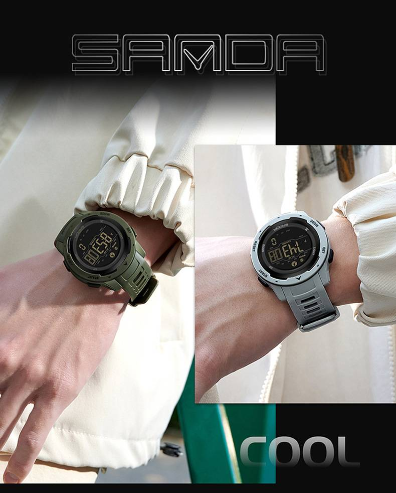 Sports Watch Calorie Pedometer Alarm Clock Waterproof Multifunctional Mountaineering Military Wind Shockproof Smart Watches For Men And Women._voghion.com