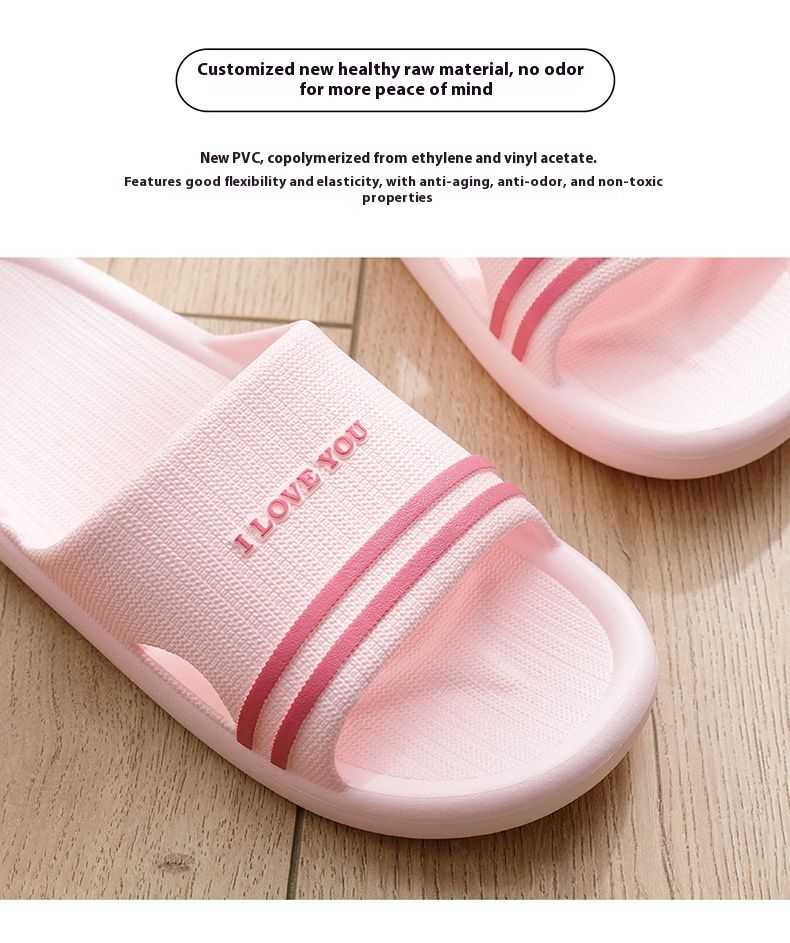 Antislip PVC-teenluspantoffels voor dames en heren - Ademende badslippers met strikontwerp, snel drogende binnen- en buitenhuisschoenen voor koppels_voghion.com