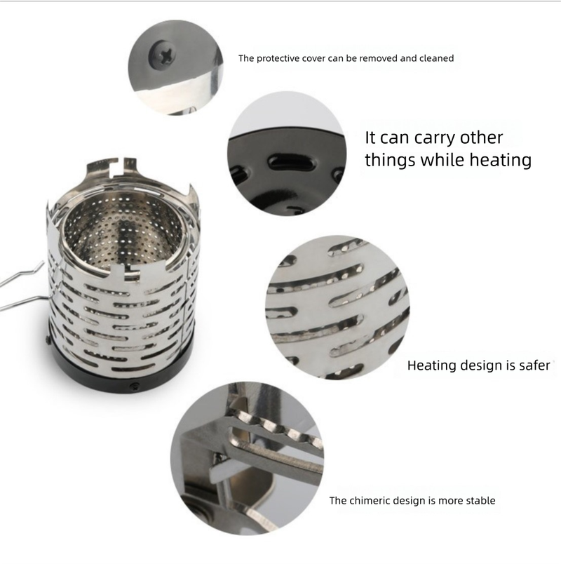 Mini Outdoor Camping Infrarot Zelt Edelstahl Heizung Abdeckung_voghion.com