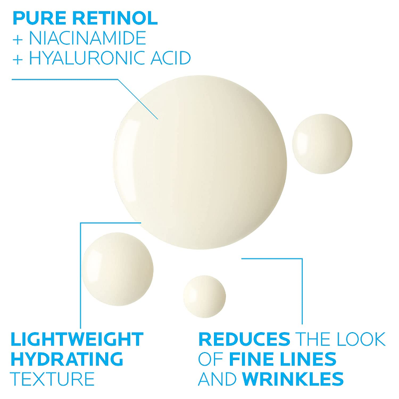Aging 3PCS Anti Set Pure Retinol Vitamin B3 Vitamin C Niacinamide Serum Facial Essence Fine Lines Wrinkles_voghion.com