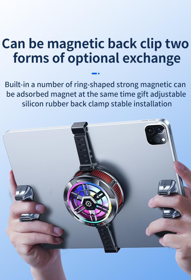 Mobile Phone Heat Sink, Flat Magnetic Suction X100 High-power Three Stage Semiconductor Icing Silent Cooling Device_voghion.com