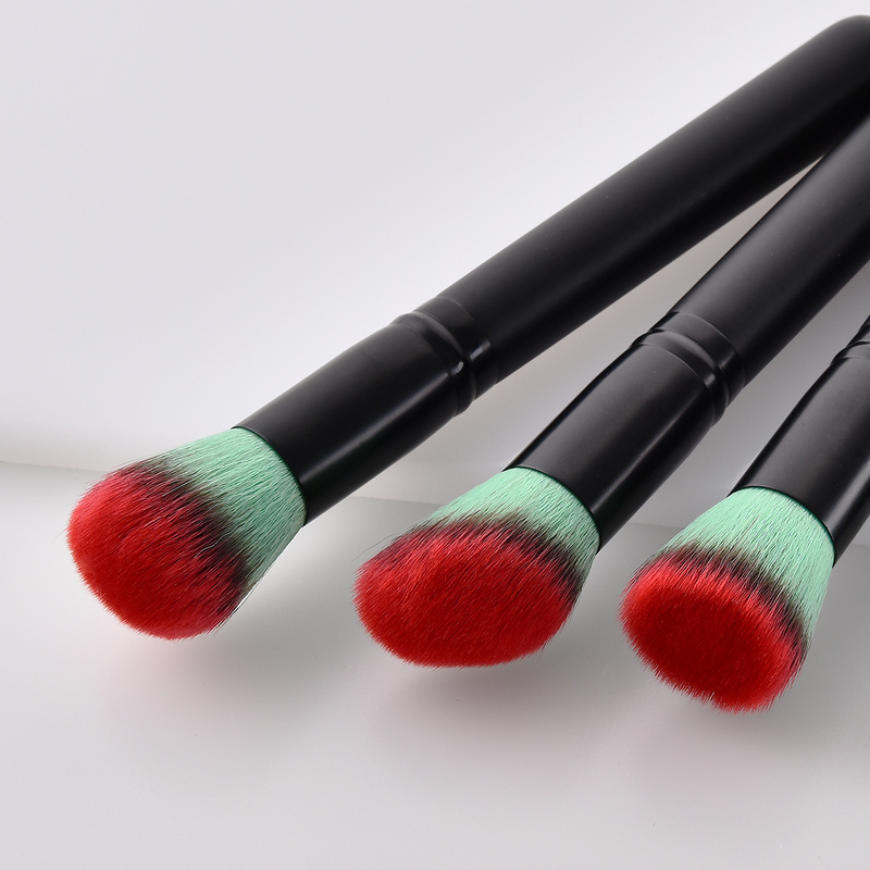Pennelli per trucco da 5 pezzi, strumenti di bellezza, manico in legno Yuncai, tubo per la bocca, capelli in nylon GUJHUI_voghion.com
