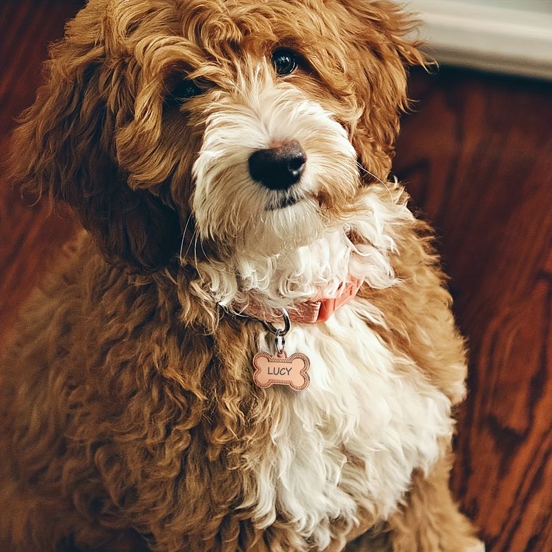 Personalisierte Hundemarken für Haustiere, individuell gravierte Hundenamensmarken, ID-Marken, Anhänger aus Legierung für Hundehalsbänder, Katzenhalsbänder, perfekt_voghion.com
