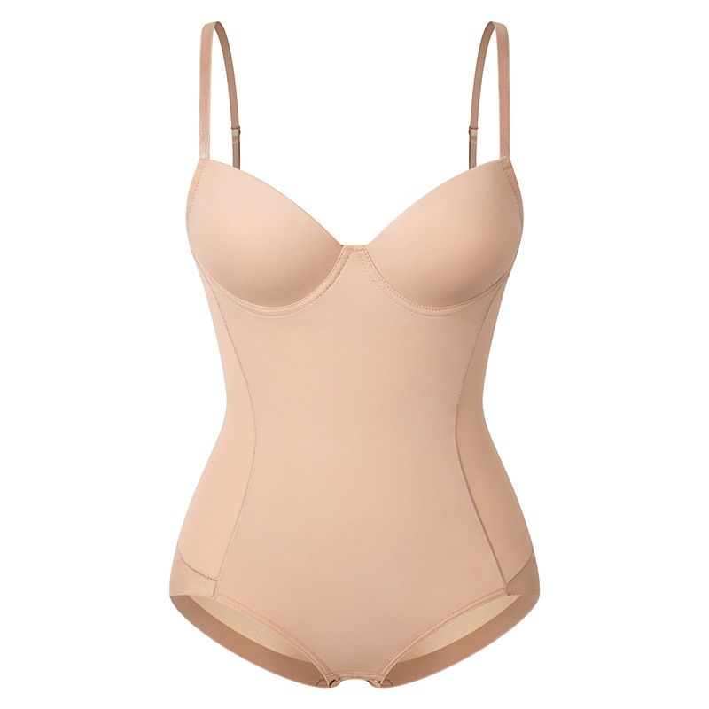 Summer Ultra-thin Body Shaping Clothes with Bra Postpartum Body Shaping Underwear Abdomen Tinting Waist Sling Body Shaping Underwear_voghion.com