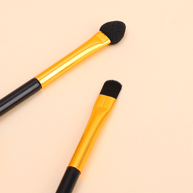 Double head eye shadow makeup br tool eye shadow eyeliner powder bler makeup makeup br super soft eye shadow_voghion.com