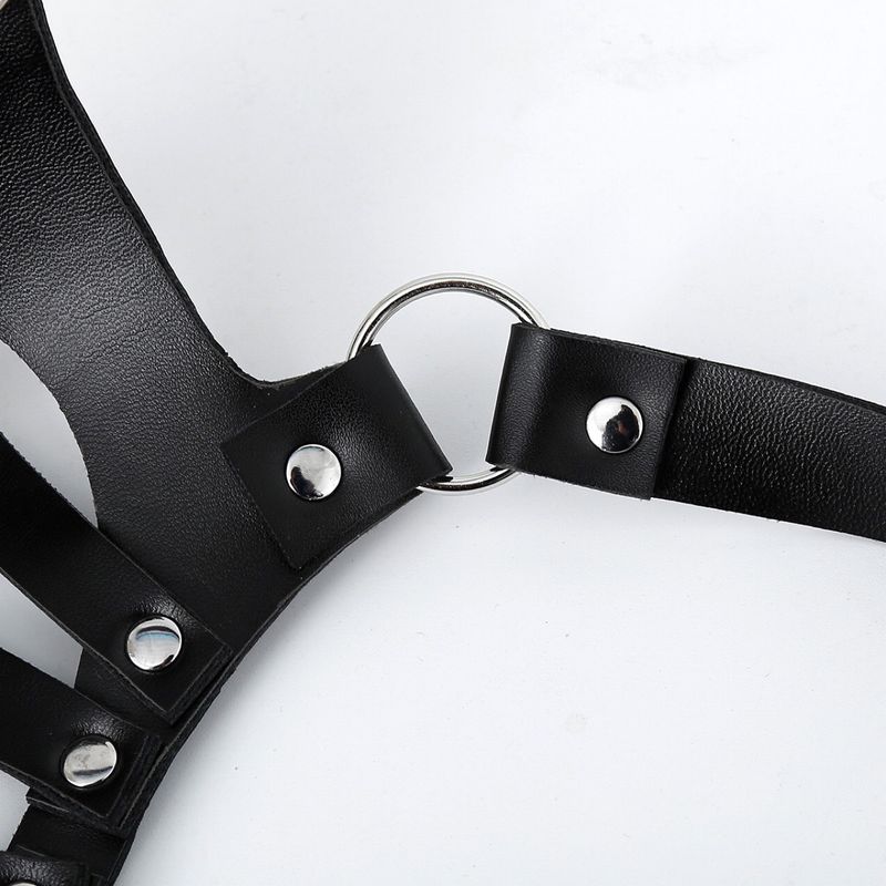 Maschera traspirante in pelle per maschera sexy, strumento di allenamento per regina_voghion.com