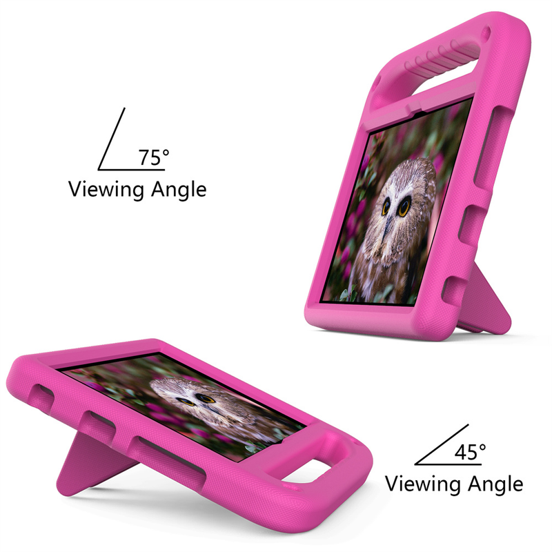 Støtsikker EVA håndholdt stativdekselveske for Kindle Fire HD 8 2022 HD8 Plus 2020 8,0 tommer Fire 7 2022 etui Kids Tablet_voghion.com