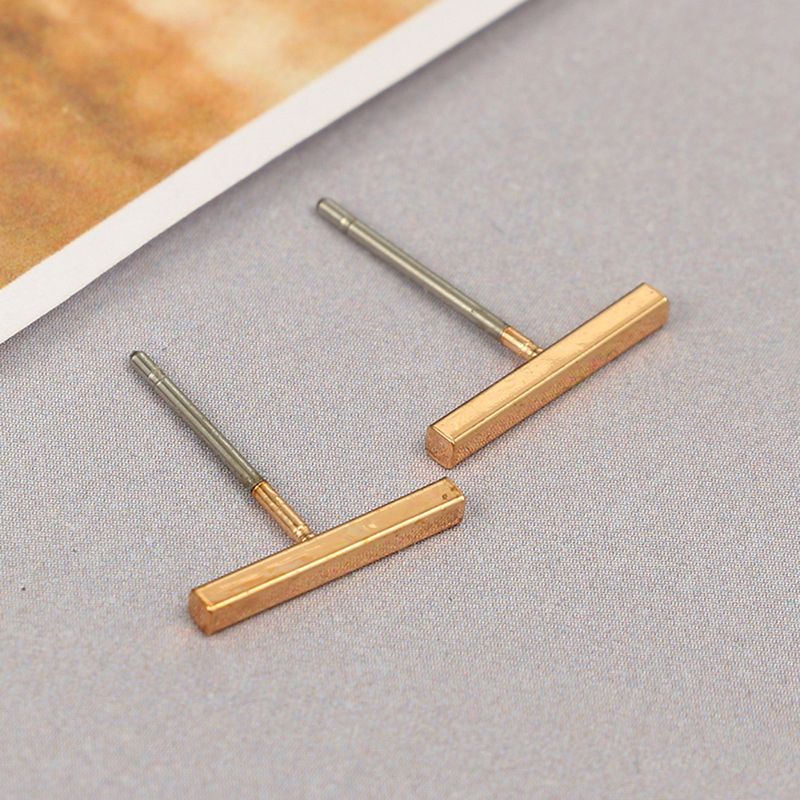 Boucles d'oreilles œillets pour femmes, hommes, or, style punk, minimalisme_voghion.com