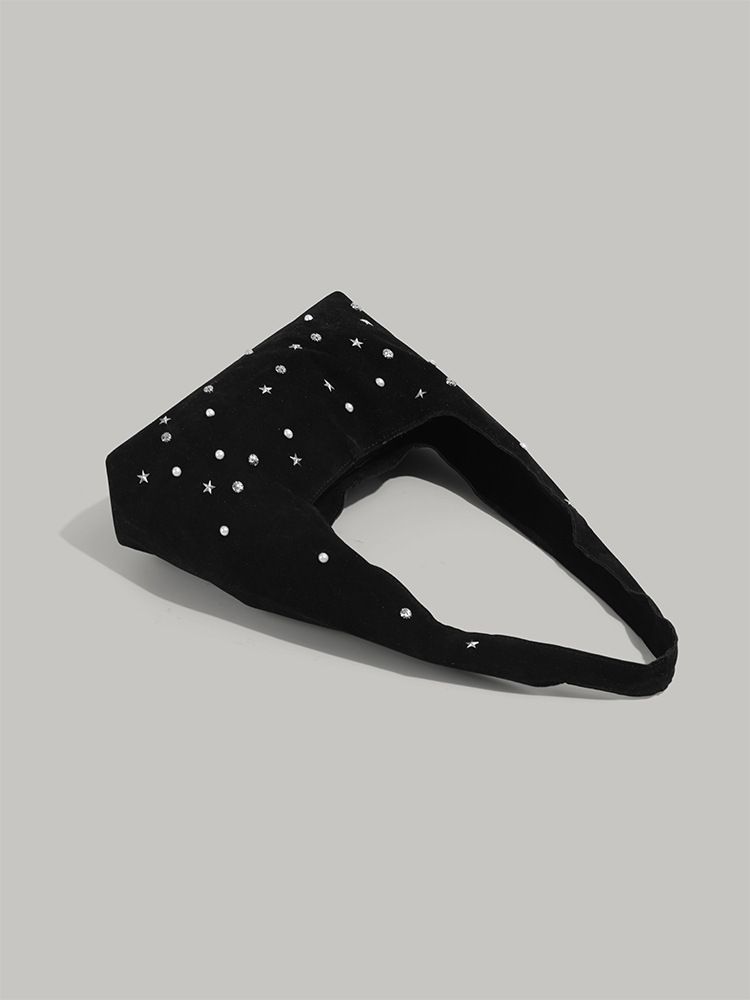 Full Star Frosted Armpit Bag, Hundred Clutch Bag, Autumn And Winter Suede Shoulder Bag_voghion.com