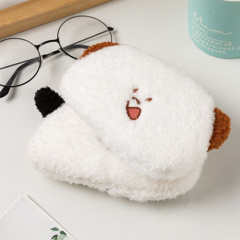 New Can't Hide Secretly Same Style San Zhi Bear Plush Pencil Case Coin Purse Card Holder Key Storage Bag_voghion.com