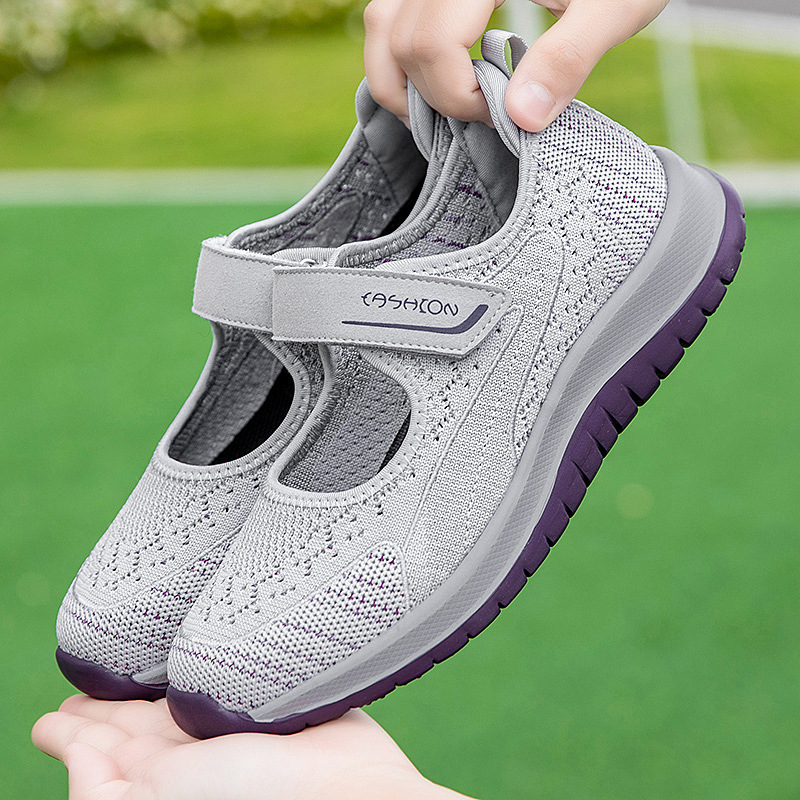 Official website elderly mesh hollow breathable casual strength built soft soles, lightweight travel mother shoes,_voghion.com