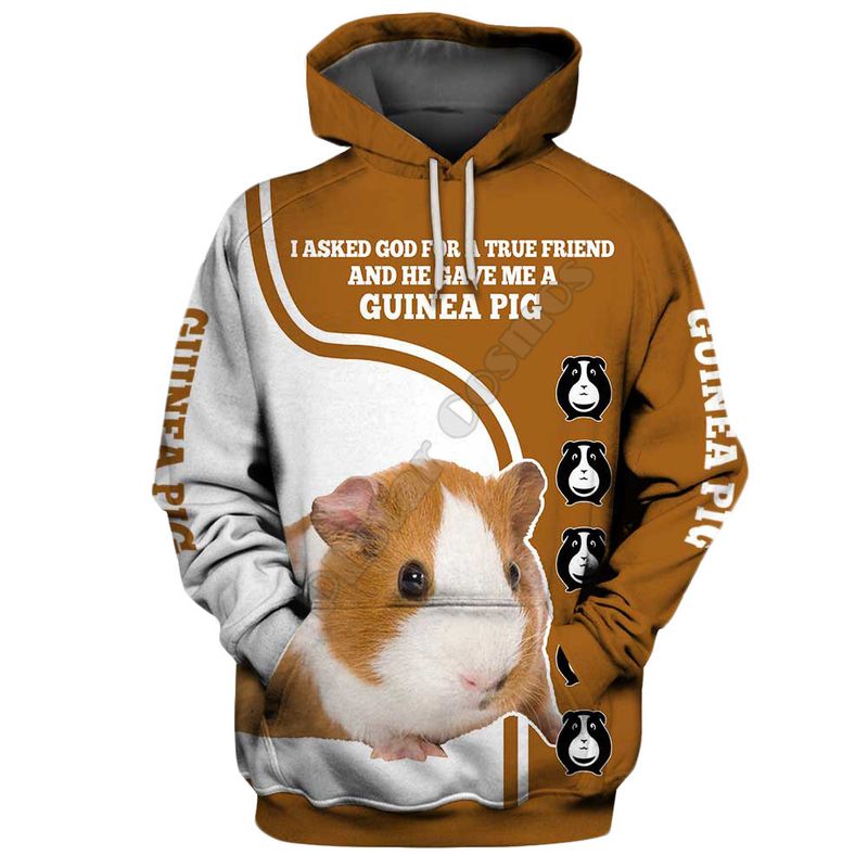 Nowa męska bluza z kapturem 3D z nadrukiem psa_voghion.com