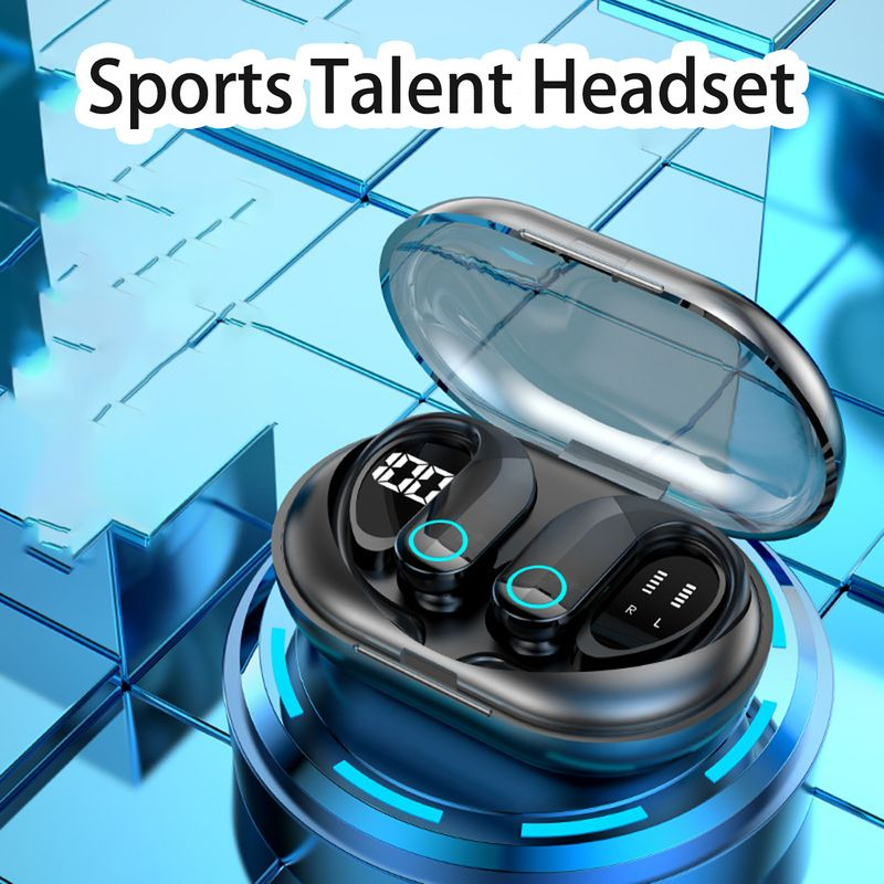 1 Set G37 Earbuds Bluetooth 5.3 LED Digital Display Reduction HiFi Sound Sensitive Touch Control Wireless Headsets for_voghion.com