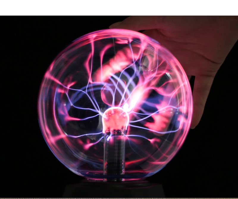 Plasma Ball Novelty Magic Crystal Touch Lamp 220V LED Night Light Child Nightlight Birthday Christmas Kids Decor Gift Lighting_voghion.com
