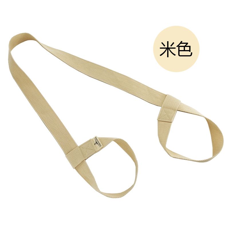 Tragbarer Yogamatten-Rücken-Schultergurt aus Baumwolle, Stretching-Gürtel_voghion.com