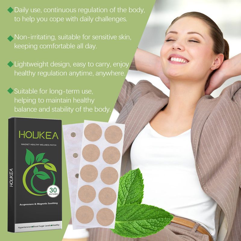 Patch de soin corporel aux herbes HOUKEA La formule douce hydrate la peau et soulage l'inconfort Patch de soin corporel_voghion.com