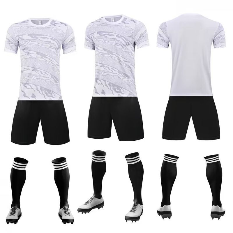 Uniforme d'équipe de compétition d'entraînement rapide, maillot à manches courtes pour étudiants, enfants et adultes, ensemble de combinaison de football, hommes et_voghion.com