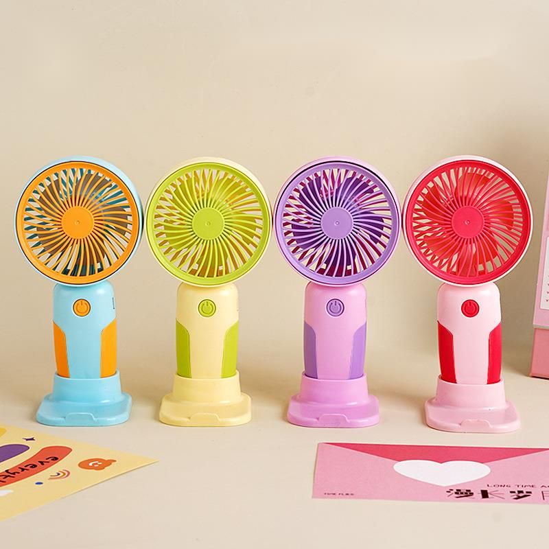 New Handheld USB Charging Portable Summer Outdoor Mini Bracket Small Fan Gift_voghion.com