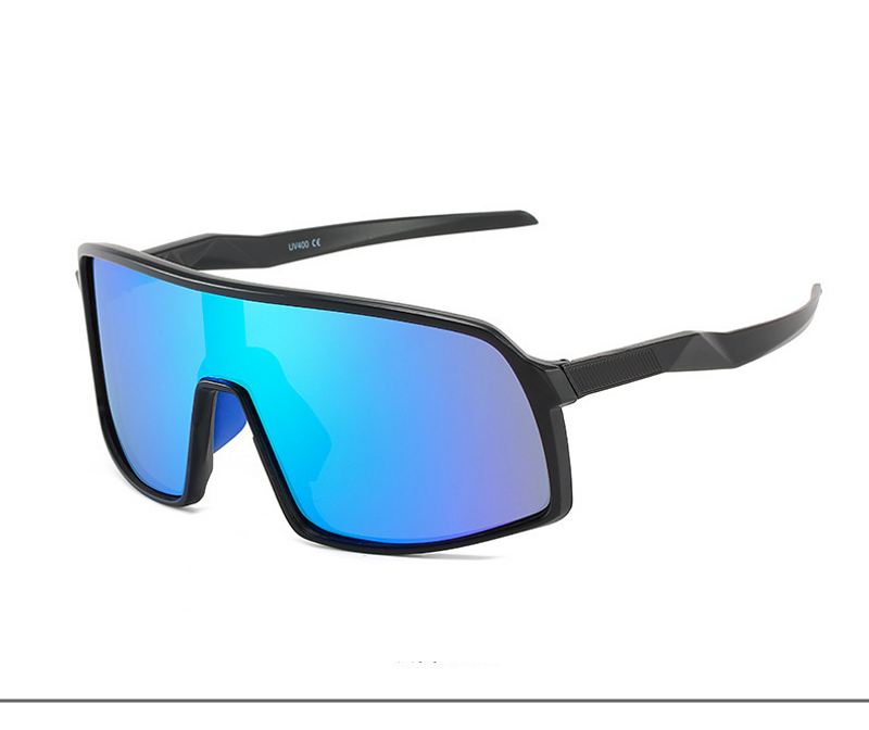 Occhiali da equitazione con montatura grande e cangiante trasparente, occhiali da sole sportivi da esterno antivento e da ciclismo notturno polarizzati alla moda_voghion.com