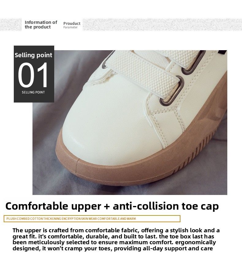 Bottes courtes en coton pour femme, doublées en polaire, polyvalentes, collection hiver 2025, réf. 6012_voghion.com