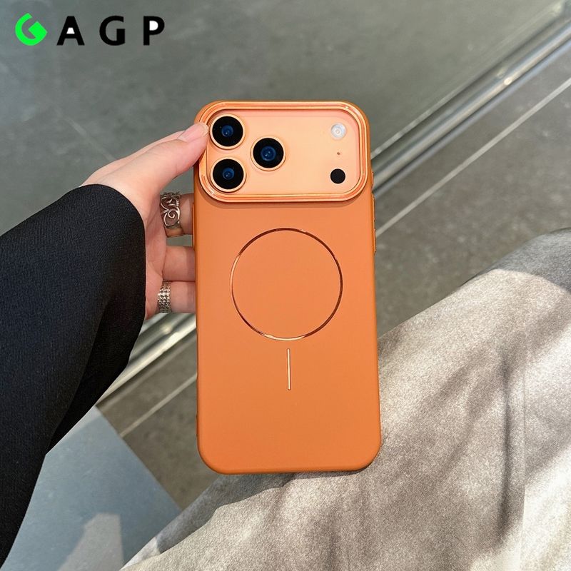 Lens Bracket Holder For 17Promax 16Promax Case For Iphone 17 16 15 14 Pro Max Magnetic Matte Phone Cover Shell_voghion.com
