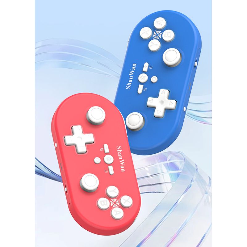 Shanwan Q37 Lightweight Game Ctroller For Switch, PC, Android, IOS, Wireless Bluetooth Portable Moti Sensing_voghion.com