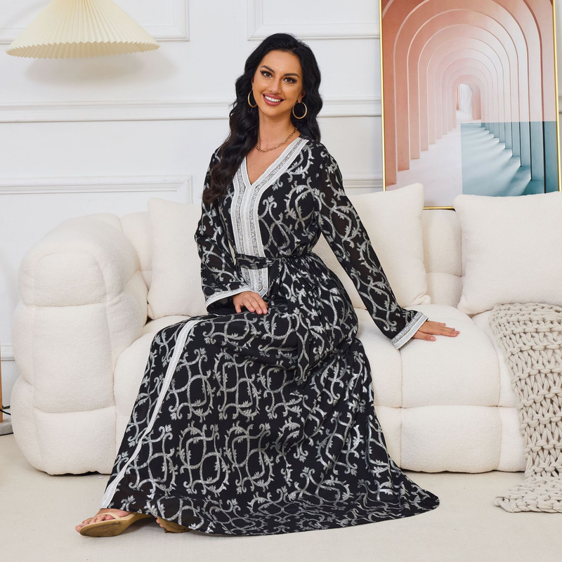 Mt066 Vrouwen Moslim Grote Pendulum Hot Stamped Robe Jurk_voghion.com